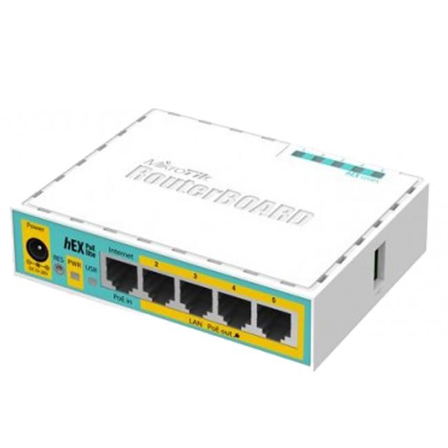 روتر میکروتیک hEX PoE lite پنج پورت 10.100 Mikrotik RB750UPr2 10.100 Mikrotik RB750UPr2