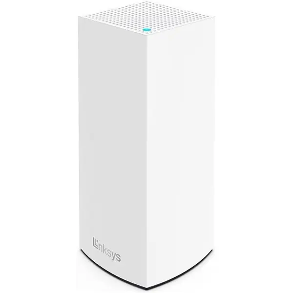Linksys Atlas Pro 6 Velop Dual Band Whole Home Mesh WiFi 6 System (AX5400) - روتر WiFi، توسعه دهنده، تقویت کننده با پوشش حداکثر 2700 فوت مربع، سرعت 4 برابر بیشتر برای بیش از 30 دستگاه - 1 بسته، سفید، MX5501-ME
