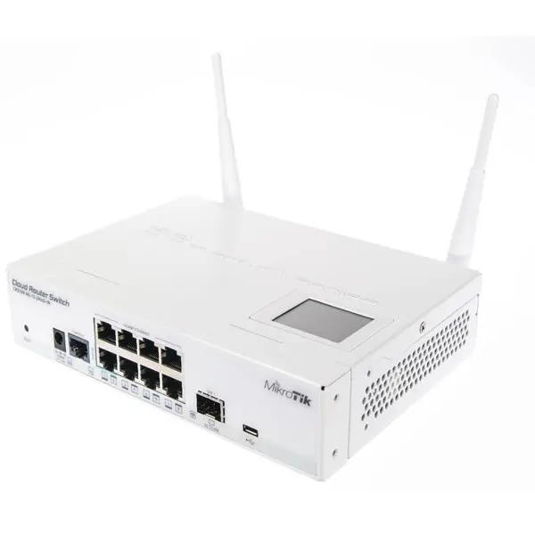 کلود روتر سوئیچ میکروتیک MikroTik CRS109-8G-1S-2HnD-IN CRS109-8G-1S-2HnD-IN 8x Gigabit Smart Switch - 2