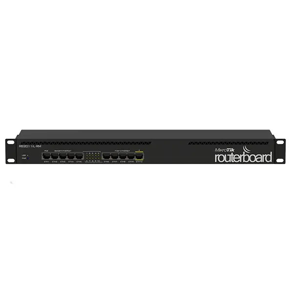 روتر میکروتیک MikroTik RB2011iL-RM RB2011iL-RM Ethernet Gigabit Desktop Router - 4