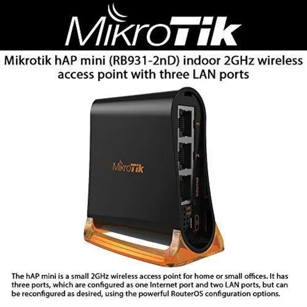 روتر میکروتیک مدل RB931-2nD MikroTik hAP mini Model RB931-2nD - 4