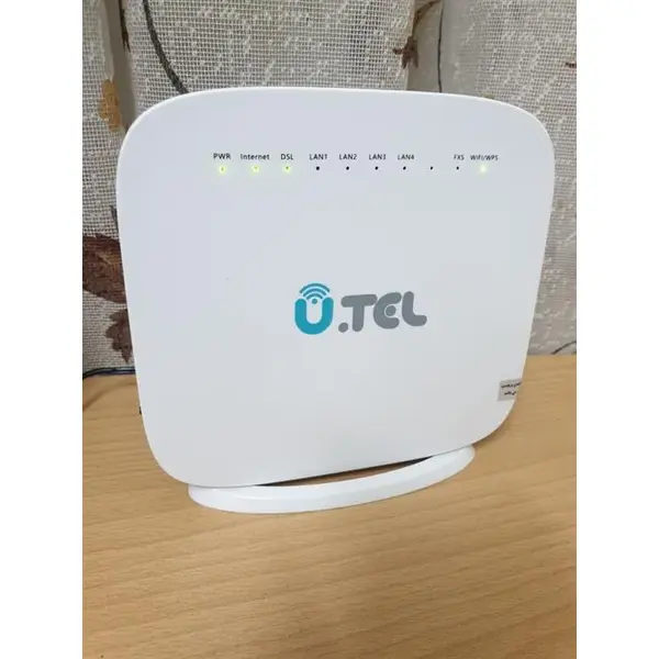 🛑مودم روتر VDSL2/ADSL2 Plus بی سیم یوتل مدل V304F New U.TEL V304F 300Mbps Wireless Voip VDSL\ADSL Modem Router