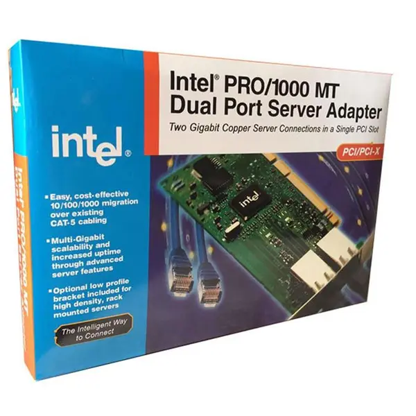 کارت شبکه گیگابیتی اینتل مدل پرو 1000 ام تی Intel PRO-1000 MT Dual Port 8492mt - 3