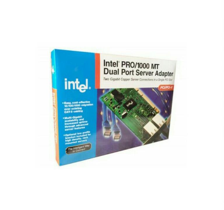 کارت شبکه گیگابیتی اینتل مدل پرو 1000 ام تی Intel PRO-1000 MT Dual Port (8492mt)