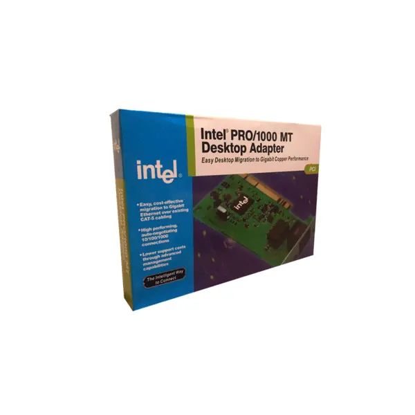 کارت شبکه گیگابیتی اینتل مدل پرو 1000 ام تی مخصوص سرورهای حرفه ای Intel PWLA8490MT PRO/1000 MT Server Adapter - 4