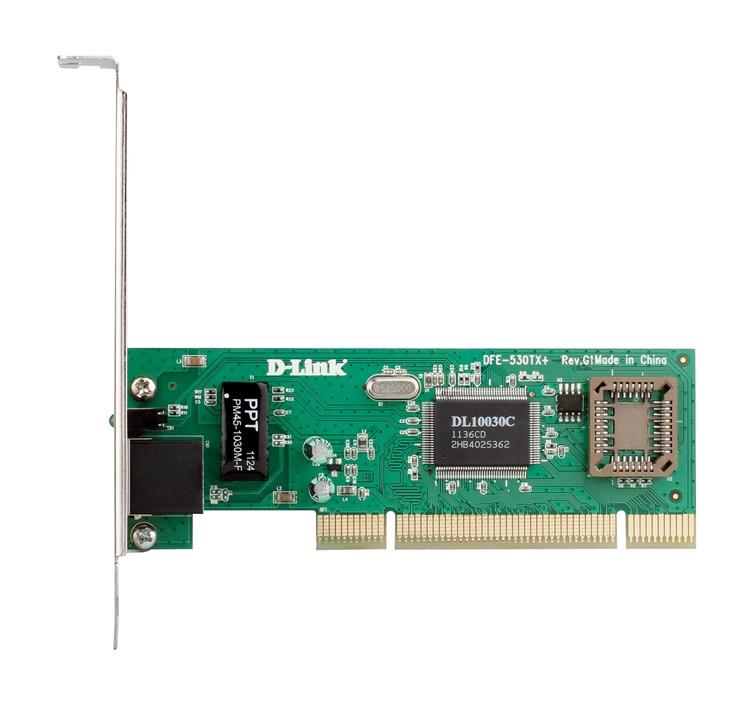 کارت شبکه 10/100 دی-لینک مدل  DFE-520TXDFE-530TX D-Link DFE-530TX 10/100 Fast Ethernet Desktor PCI Adapter