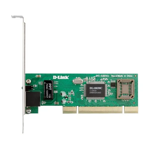 کارت شبکه 10/100 دی-لینک مدل DFE-520TXDFE-530TX D-Link DFE-530TX 10/100 Fast Ethernet Desktor PCI Adapter