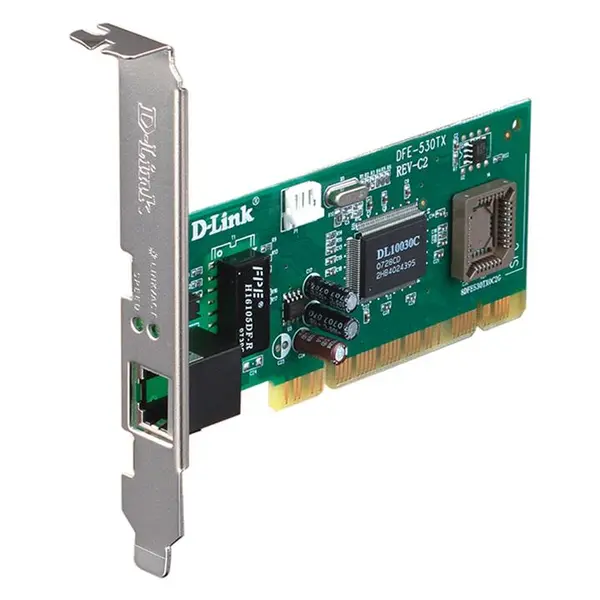 کارت شبکه 10/100 دی-لینک مدل DFE-520TXDFE-530TX D-Link DFE-530TX 10/100 Fast Ethernet Desktor PCI Adapter - 5