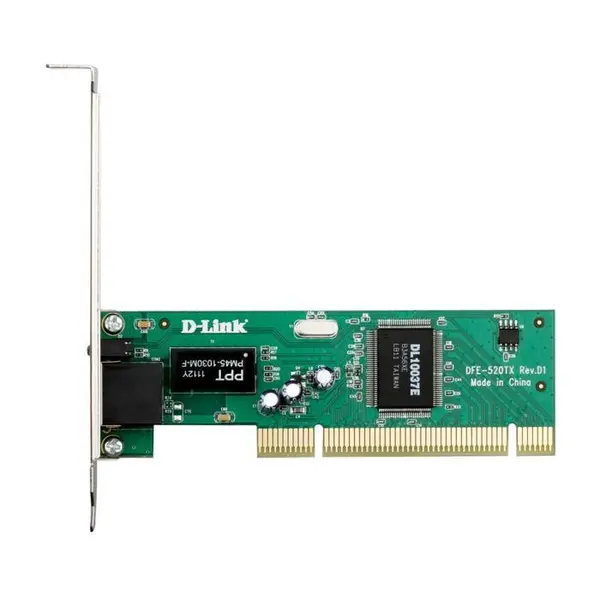 کارت شبکه 10/100Mbps مخصوص کامپیوتر دی-لینک مدل DFE-520TX D-Link DFE-520TX 10/100Mbps Ethernet PCI Card for PC - 5