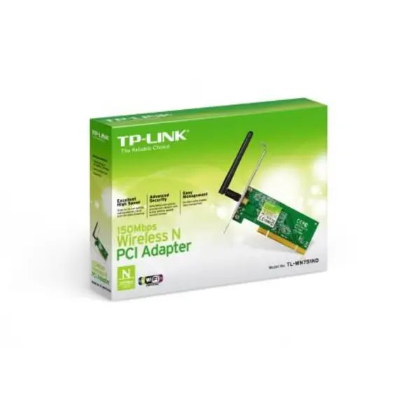 کارت شبکه بی سیم 150Mbps تی پی لینک مدل TL-WN751ND TP-LINK TL-WN751ND 150Mbps Wireless N PCI Adapter