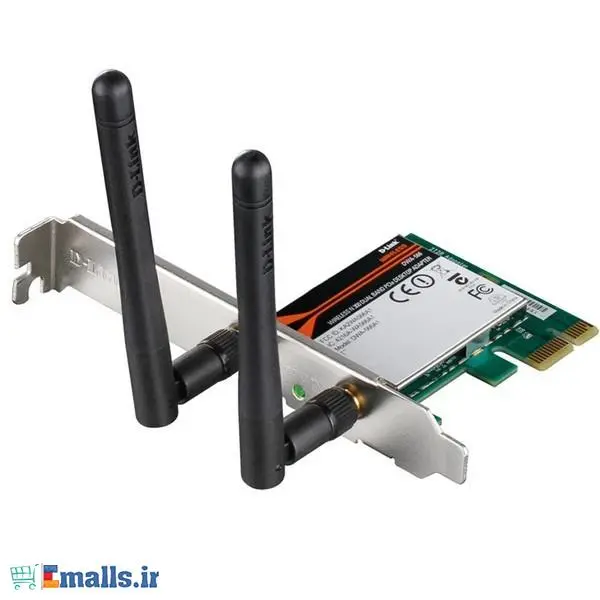 دی لینک کارت شبکه بی سیم دسکتاپ ان 300 DWA-566 D-Link Wireless N 300 Dual Band PCI Express Desktop Adapter DWA-566 - 4