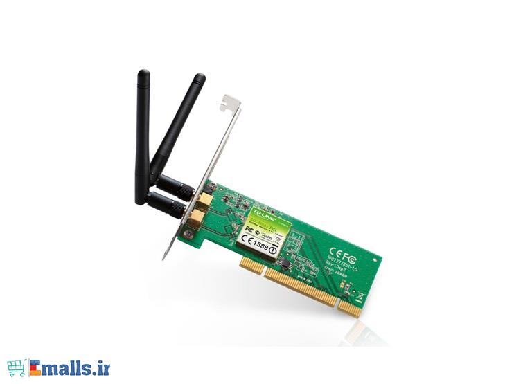 کارت شبکه بی‌سیم 300Mbps تی پی-لینک TL-WN851ND TP-LINK TL-WN851ND 300Mbps Wireless N PCI Adapter