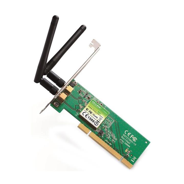 کارت شبکه بی‌سیم 300Mbps تی پی-لینک TL-WN851ND TP-LINK TL-WN851ND 300Mbps Wireless N PCI Adapter