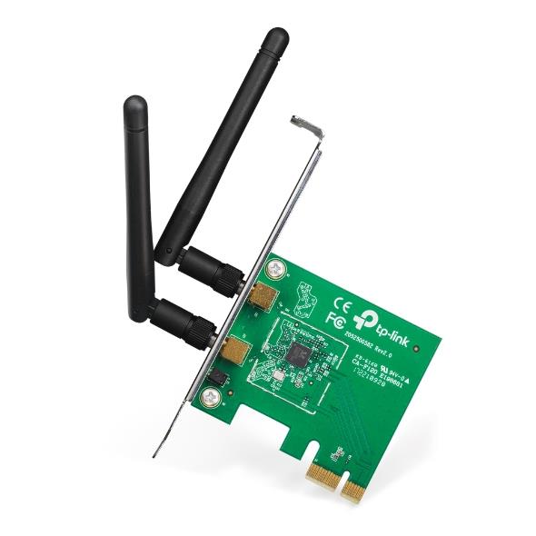 کارت شبکه بی‌سیم 300Mbps تی پی-لینک TL-WN881ND TP-LINK TL-WN881ND 300Mbps Wireless N PCI Express Adapter