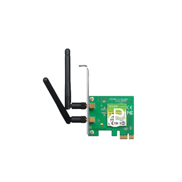 کارت شبکه بی سیم 300Mbps تی پی-لینک TL-WN881ND TP-LINK TL-WN881ND 300Mbps Wireless N PCI Express Adapter