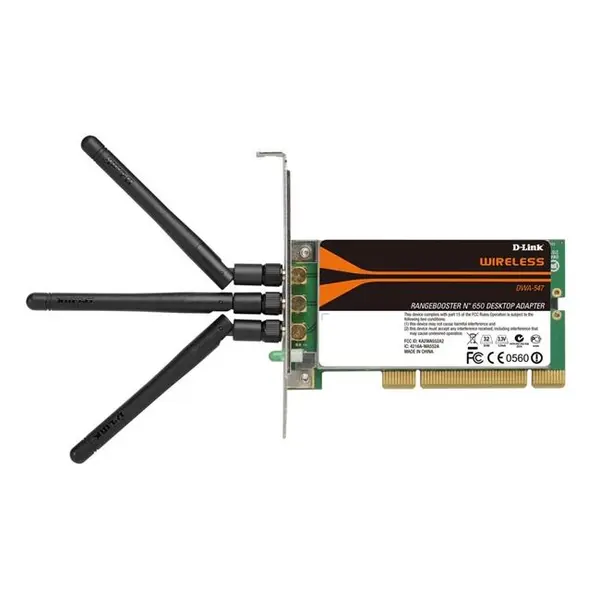 دی لینک آداپتور دسکتاپ رینج بوستر 650 ان DWA-547 D-Link Rangebooster N 650 Desktop Adapter DWA-547 - 3