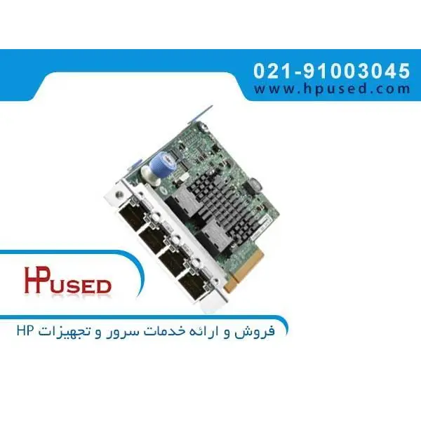 کارت شبکه اچ پی 665240-Ethernet 1GETH 4 Port 366FLR Adapter B21