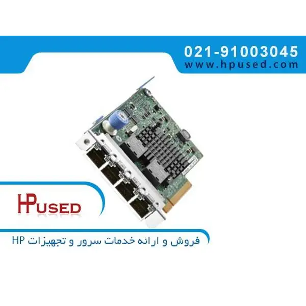کارت شبکه اچ پی 665240-Ethernet 1GETH 4 Port 366FLR Adapter B21