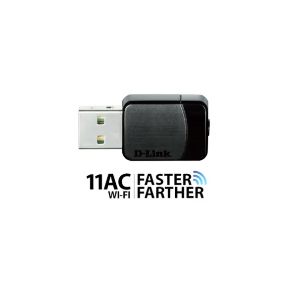 کارت شبکه بی سیم AC دی لینک DWA-171 D-Link AC Dual-Band Wireless Nano USB Adapter DWA-171