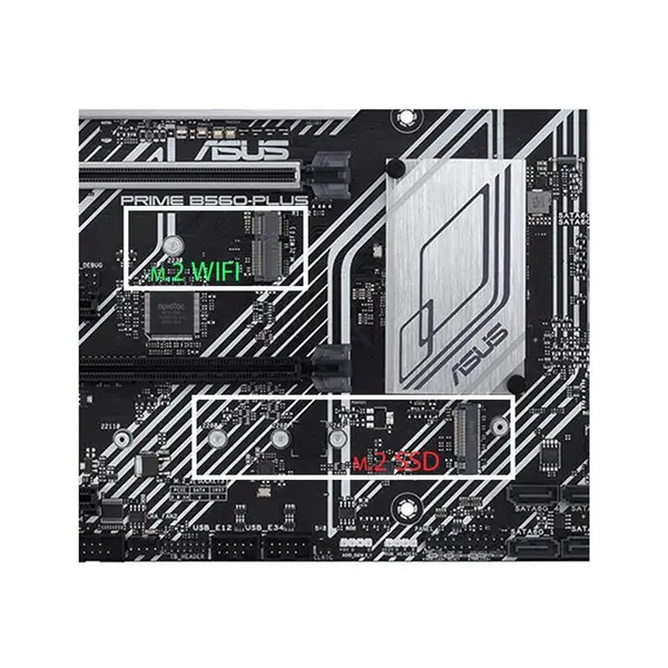 کارت شبکه وای فای بلوتوث ASUS M.2 WIFI CARD Bluetooth 5