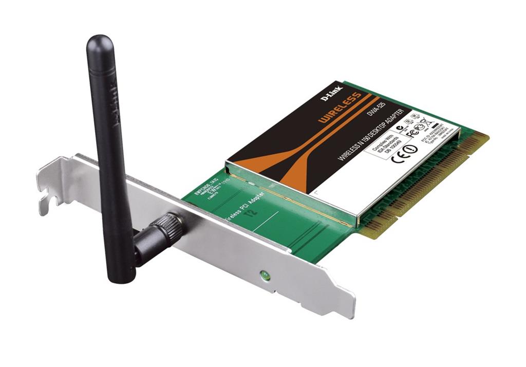 کارت شبکه بی‌سیم و مخصوص کامپیوتر دی-لینک مدل DWA-525 D-Link DWA-525 Wireless N150 PCI Adapter