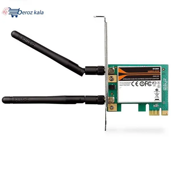 کارت شبکه بی سیم و مخصوص کامپیوتر دی-لینک مدل DWA-548 D-Link DWA-548 Wireless N300 PCI Express Desktop Adapter - 5