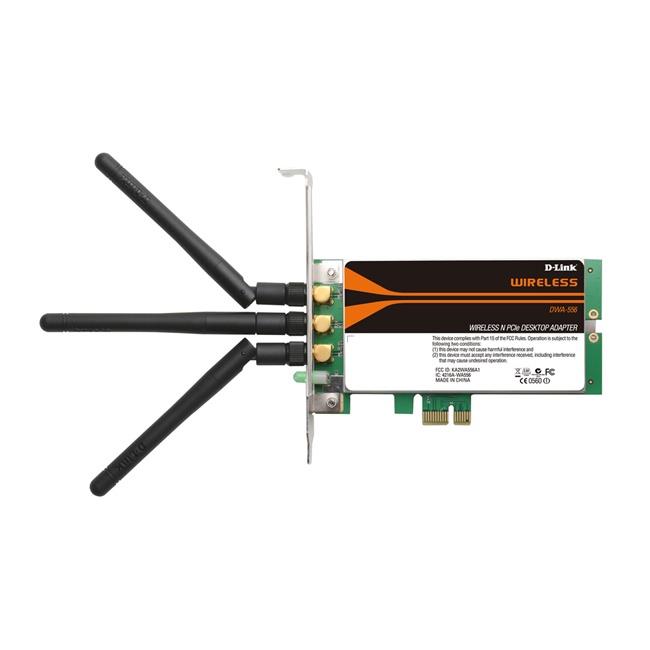 دی لینک آداپتور دسکتاپ اکستریم ان DWA-556 D-Link Xtreme N PCI Express Desktop Adapter DWA-556