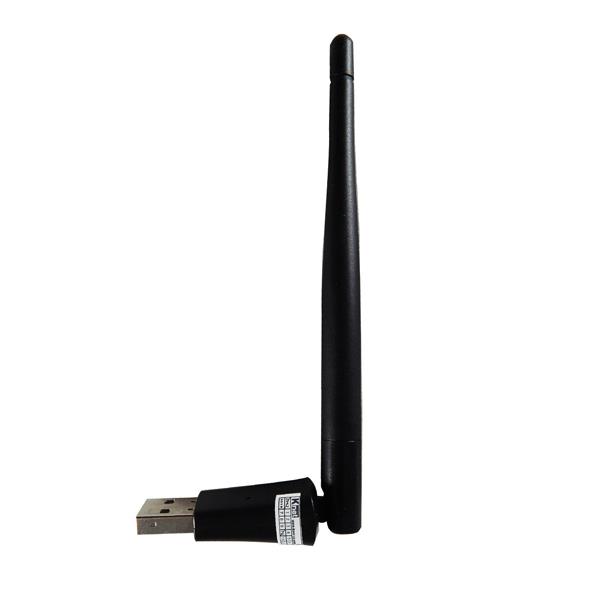 کارت شبکه بیسیم آنتن دار کی نت Knet K-UW154 Dongle usb wifi 5db with antena