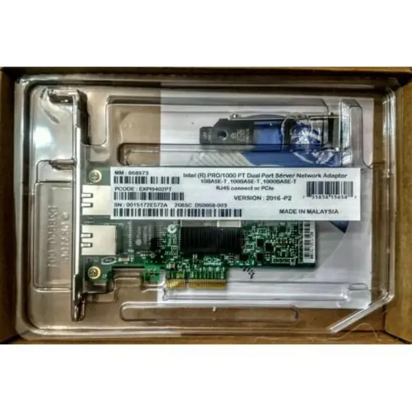 کارت شبکه LAN Intel® PRO/1000 PT Dual Port EXPI9402PT PRO/1000 PT Dual Port EXPI9402PT - 5