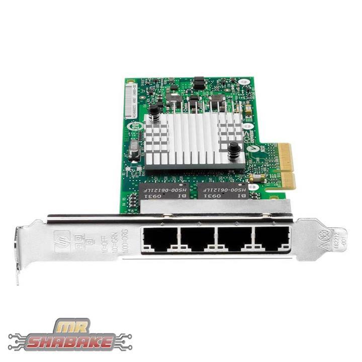 کارت شبکه اچ پی NC365T 4-port HP NC365T 4-Port Ethernet Server Adapter 593722-B21
