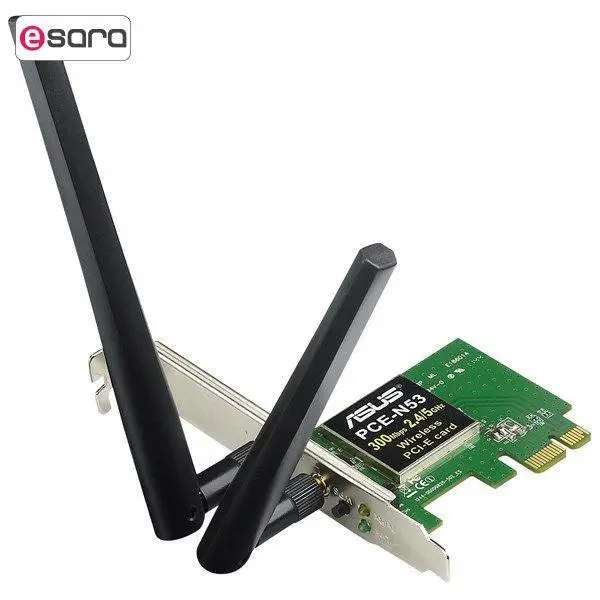 کارت شبکه بی سیم PCI-E ایسوس مدل PCE-N53 Asus PCE-N53 Dual-Band Wireless-N600 PCI-E Adapter - 2