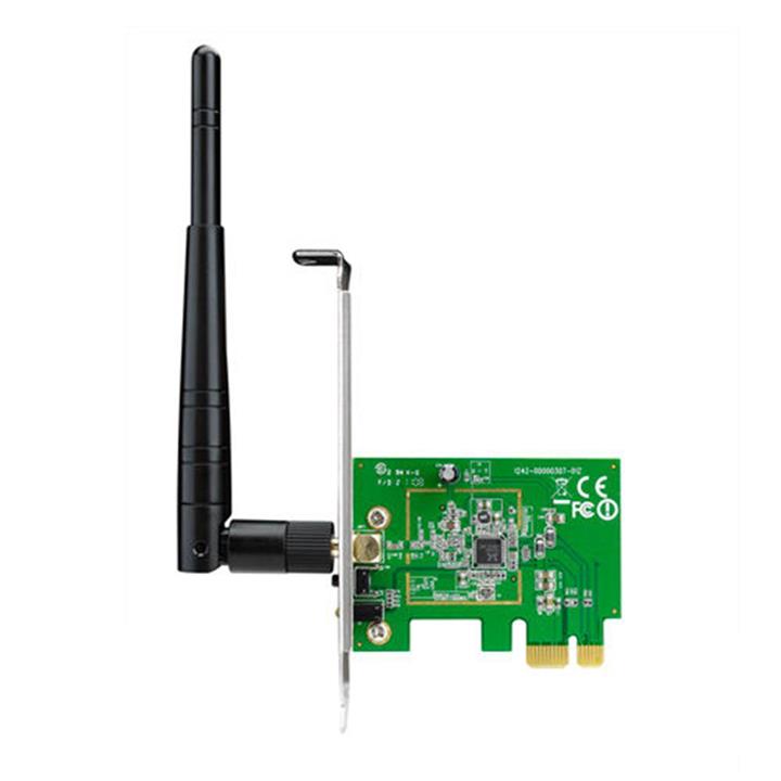 کارت شبکه بی‌سیم و PCI Express ایسوس مدل PCE-N10 Asus PCE-N10 Wireless-N150 PCI Express Adapter