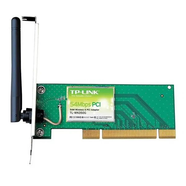 تی پی لینک کارت شبکه PCI express بی سیم TL-WN350G TP-LINK TL-WN350G 54Mbps Wireless PCI Adapter