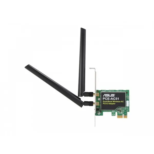 کارت شبکه بی سیم PCI EXPRESS دو باند ایسوس مدل PCE-AC51 - 5