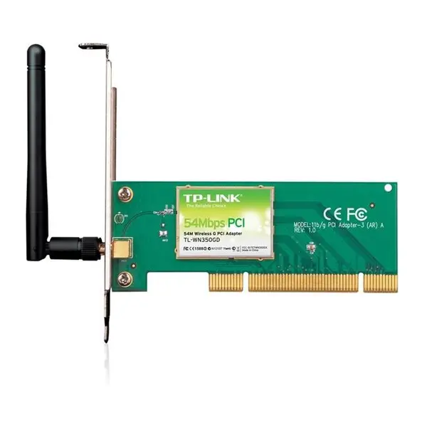 تی پی لینک کارت شبکه PCI بی سیم TL-WN350GD TP-LINK TL-WN350GD 54Mbps Wireless PCI Adapter - 3