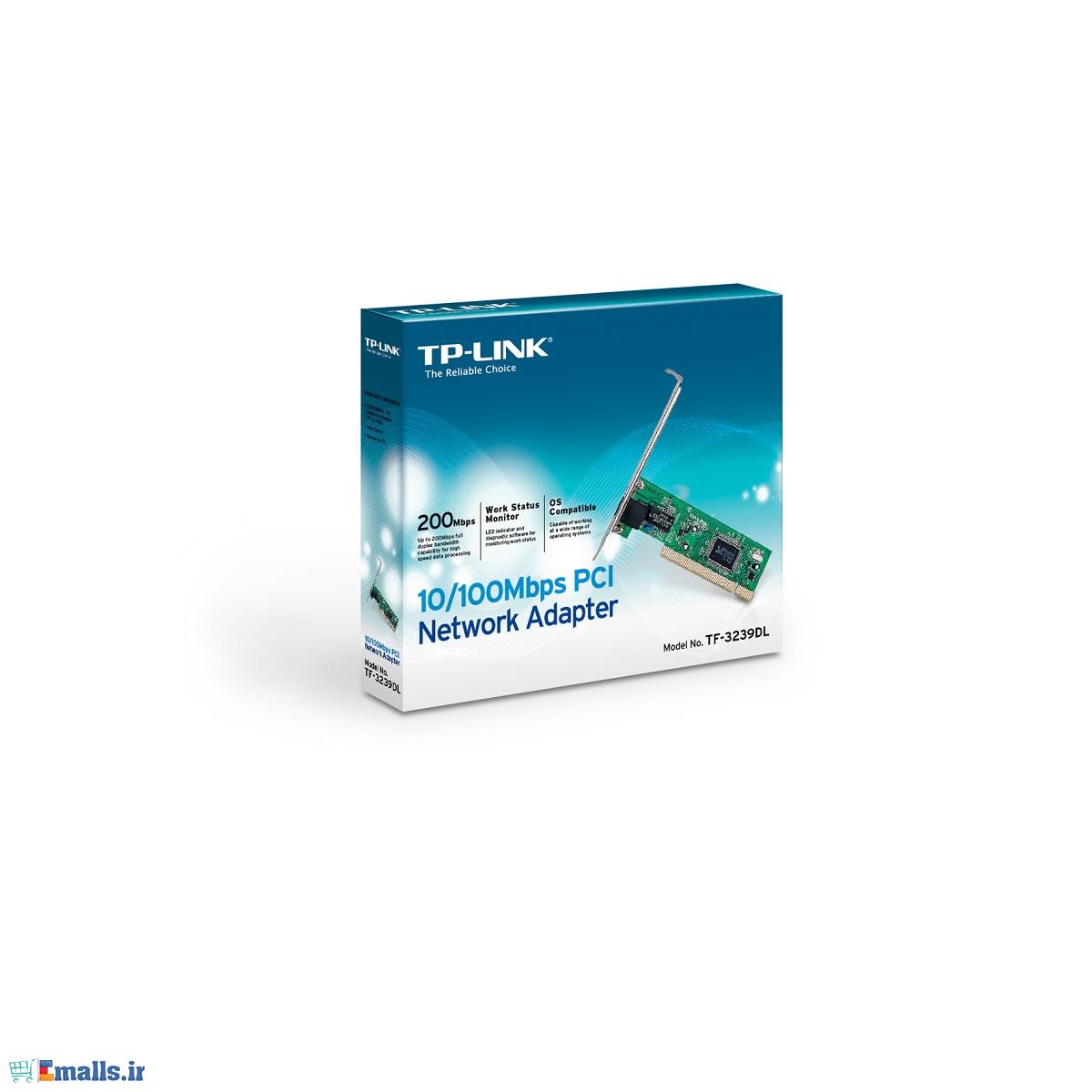 کارت شبکه تی پی لینک TF-3239DL TP-LINK TF-3239DL 10/100Mbps PCI Network Adapter