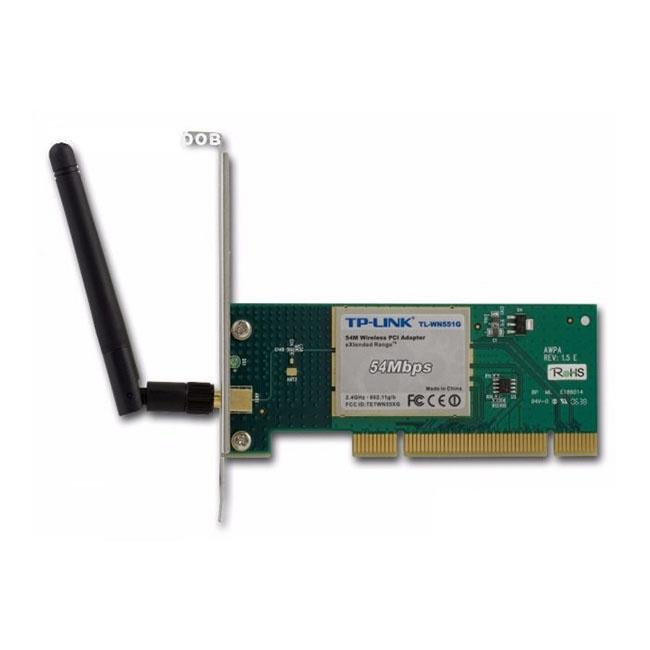 کارت شبکه بی‌سیم تی پی-لینک TL-WN551G TP-LINK TL-WN551G 54M Wireless PCI Adapter