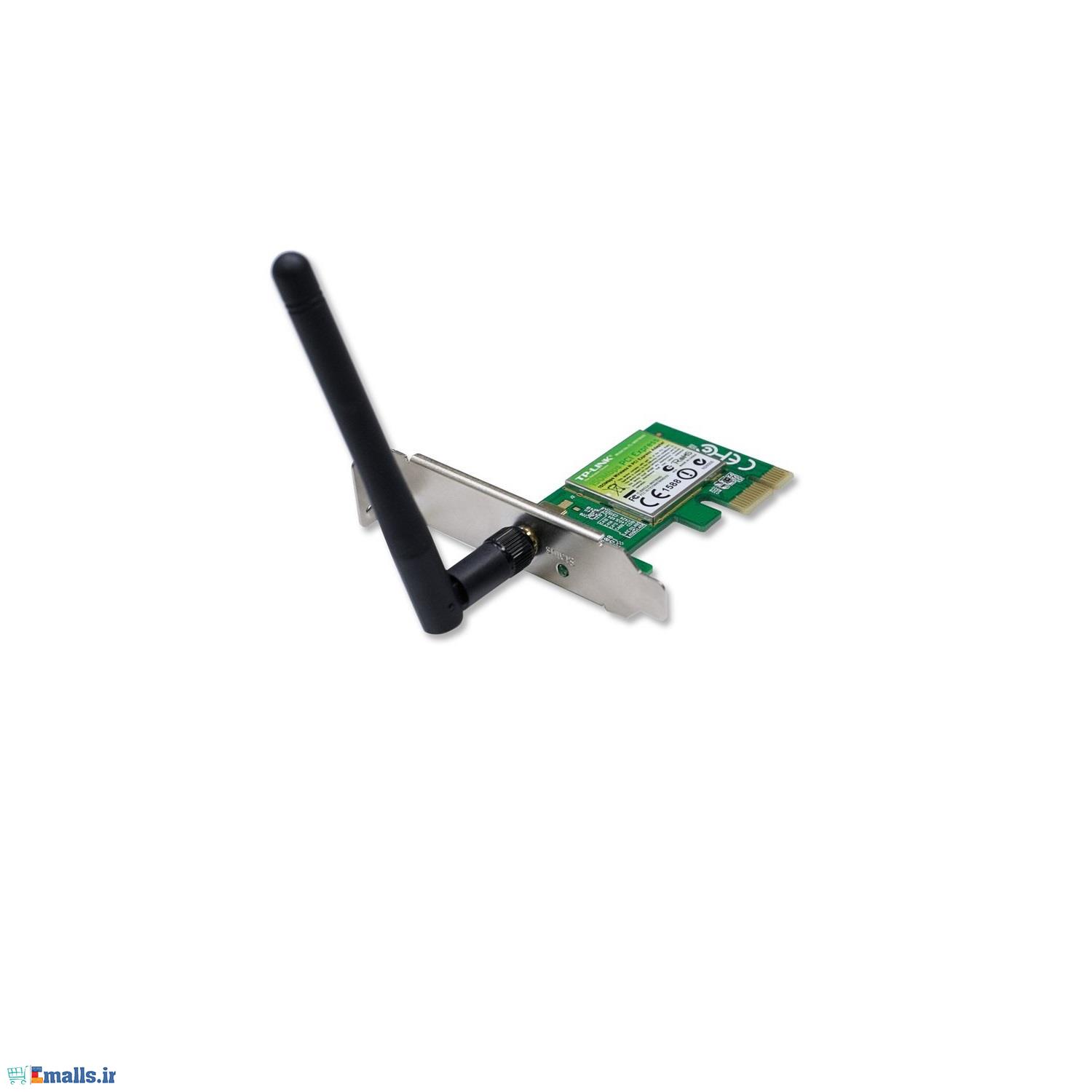 کارت شبکه بی‌سیم تی پی-لینک مدل TL-WN781ND TP-LINK TL-WN781ND 150Mbps Wireless N PCI Express Adapter