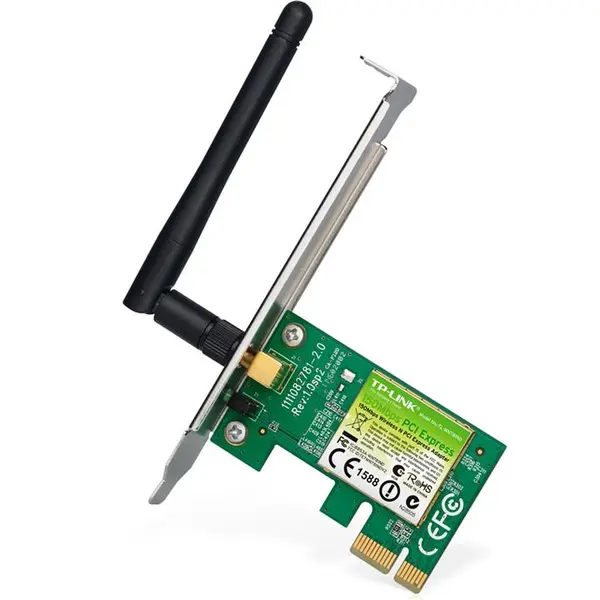 کارت شبکه بی سیم تی پی-لینک مدل TL-WN781ND TP-LINK TL-WN781ND 150Mbps Wireless N PCI Express Adapter - 4