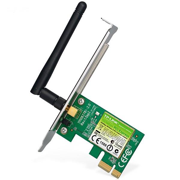 کارت شبکه بی‌سیم تی پی-لینک مدل TL-WN781ND TP-LINK TL-WN781ND 150Mbps Wireless N PCI Express Adapter