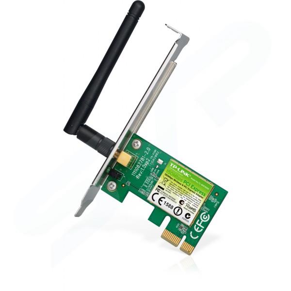 کارت شبکه بی‌سیم تی پی-لینک مدل TL-WN781ND TP-LINK TL-WN781ND 150Mbps Wireless N PCI Express Adapter