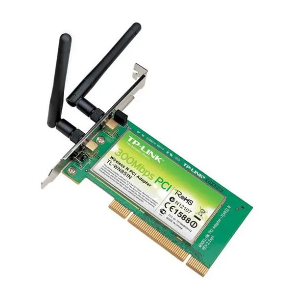 کارت شبکه بی سیم تی پی-لینک TL-WN851N TP-LINK TL-WN851N 300Mbps Wireless N PCI Adapter