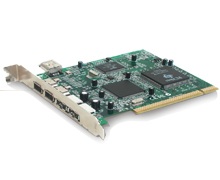 دی لینک کمبو USB 2.0 و کارت شبکه DFB-A5 D-Link Combo USB 2.0/FireWire PCI Card DFB-A5