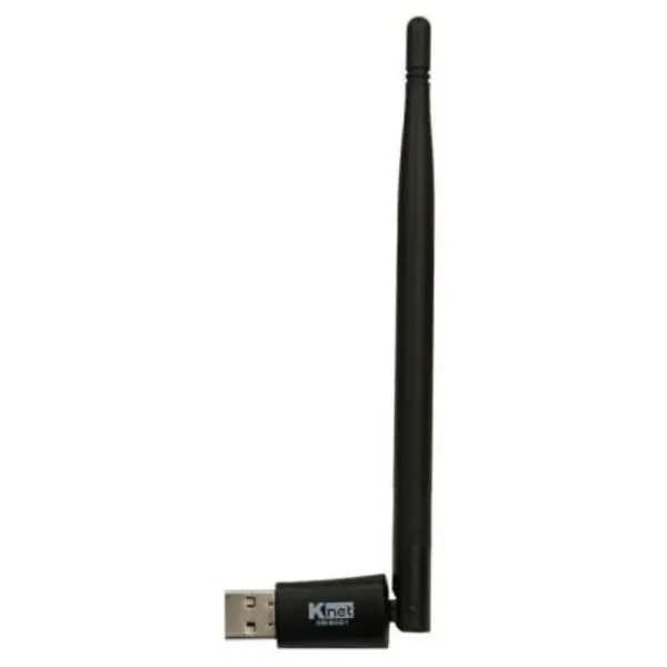 کارت شبکه USB 2.0 بی سیم کی نت مدل K-DUWH3005DB DVR 5DBi Knet KDUWH3005DB / Dongle Usb Wifi 300Mbps 5DBi DVR Support