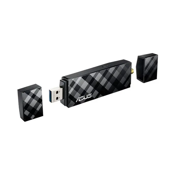 کارت شبکه بی سیم و دوبانده USB 3.0 ایسوس مدل USB-AC56 Asus USB-AC56 Dual-Band Wireless-AC1200 USB 3.0 Wi-Fi Adapter - 2