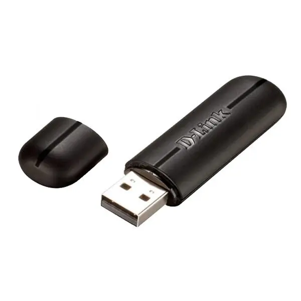 کارت شبکه USB و بی سیم دی لینک مدل DWA-123 D-Link Wireless N 150 USB Adapter DWA-123