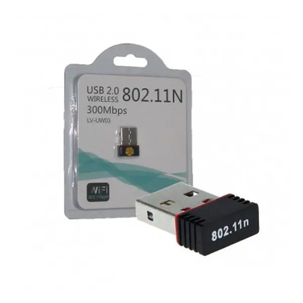 کارت شبکه usb بی سیم کی نت مدل K-UW152 Knet K-UW152 Dongle USB Wifi 300Mbps
