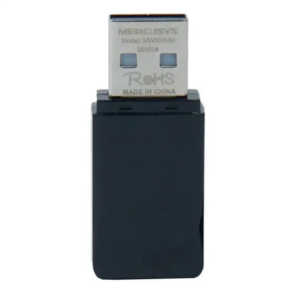 کارت شبکه USB مرکوسیس مدل MW300UM Mercusys MW300UM N300 Wireless Mini USB Adapter