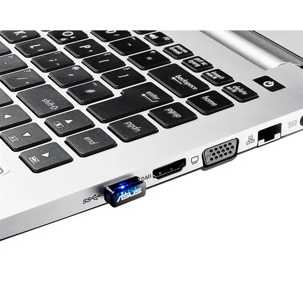 کارت شبکه بی سیم ایسوس مدل USB-N10 Nano Asus USB-N10 Nano Wireless-N150 USB Nano Adapter - 2