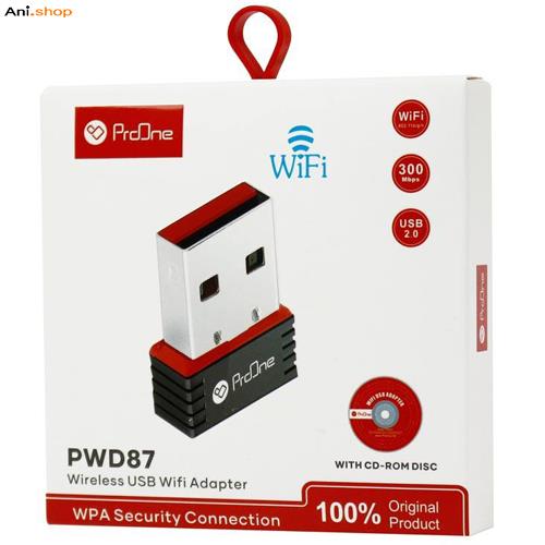 کارت شبکه بی سیم USB پرووان مدل PWD87 کد EZ30